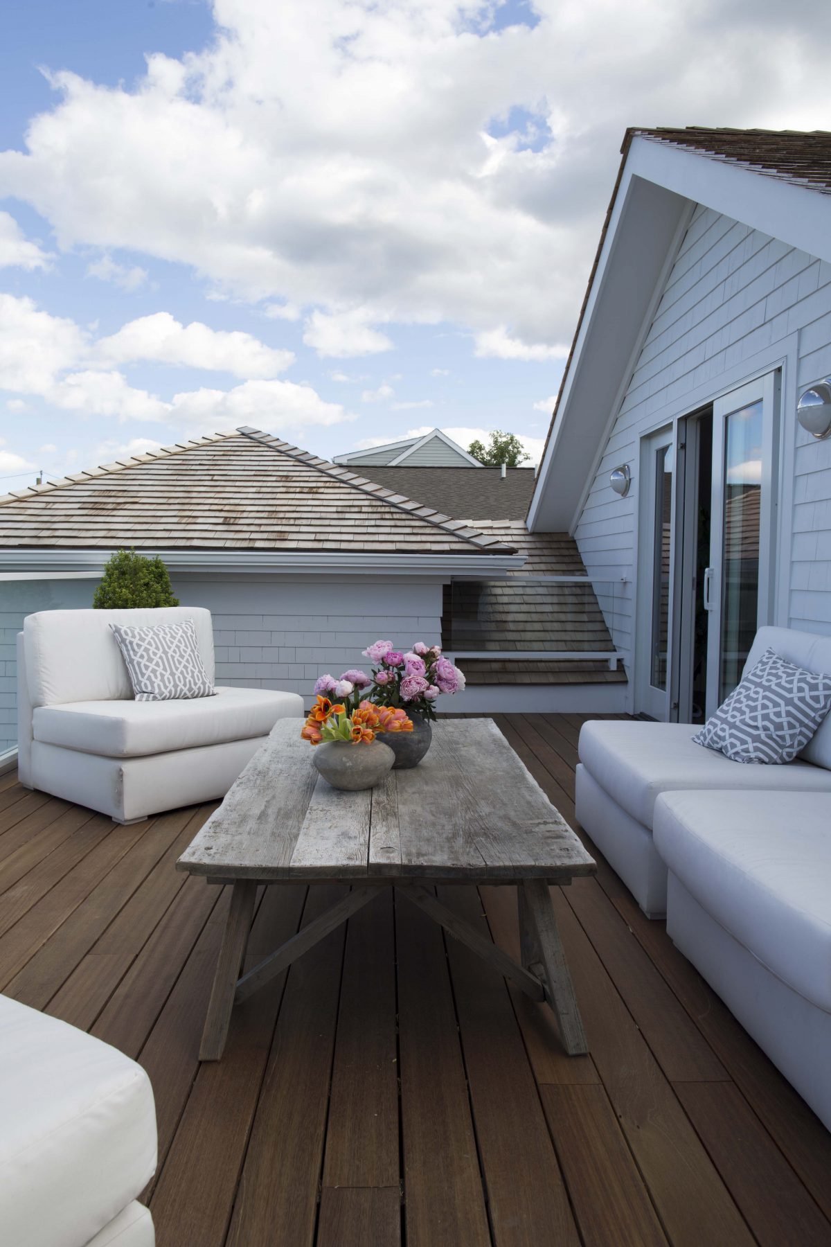 Where does Milton Development draw its inspiration for outdoor living spaces?